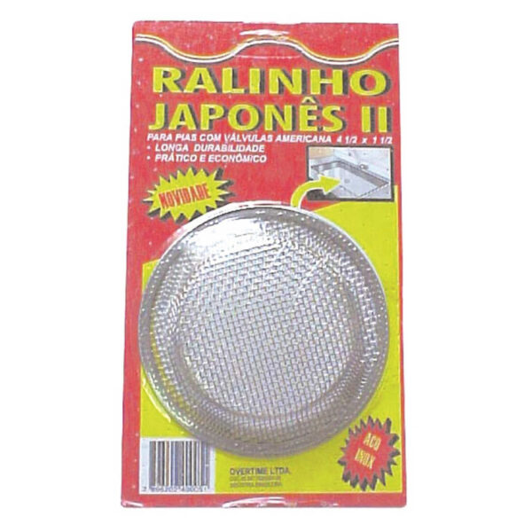RALO CESTINHA JAPONES TELA 3.1/2 INOX