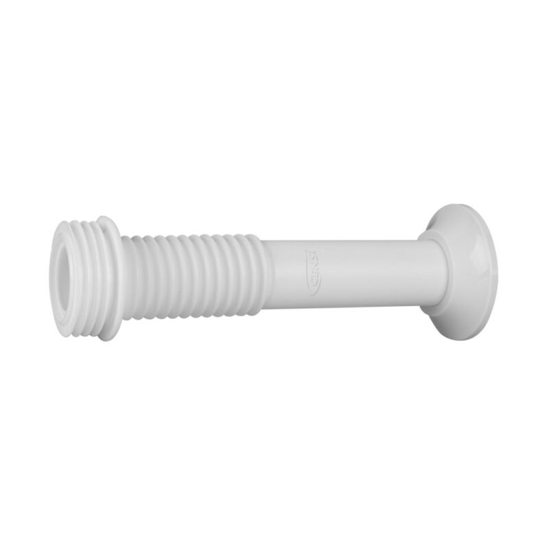 TUBO LIGACAO AJUST FLEXIVEL 24CM BRANCO CENSI 7290