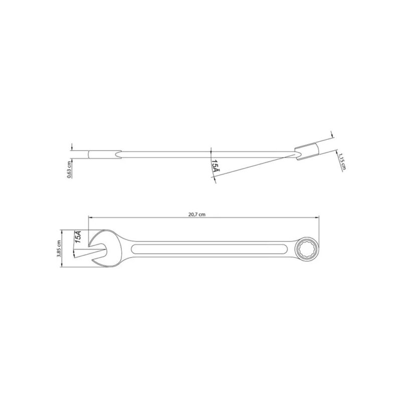 CHAVE COMBINADA TRAMONTINA 17MM 41128117