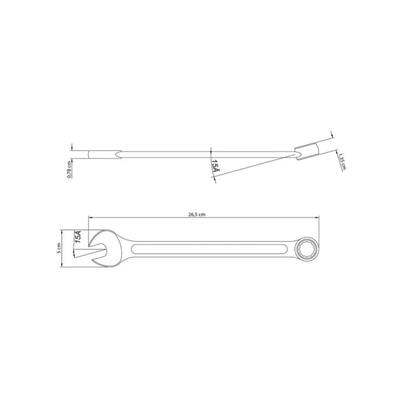 CHAVE COMBINADA TRAMONTINA 22MM 41128122