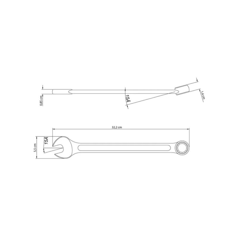 CHAVE COMBINADA TRAMONTINA 25MM 41128125