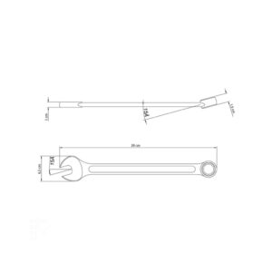 CHAVE COMBINADA TRAMONTINA 30MM 41128130