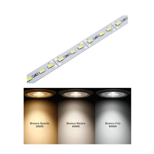 BARRA LED 1MT 2A 25W 12V BRANCO 6500K 240