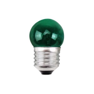 LAMPADA BOLINHA 7W 127V VERDE BRASFORT