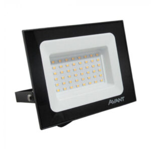 REFLETOR LED PRETO 30W BIVOLT 6500K AVANT