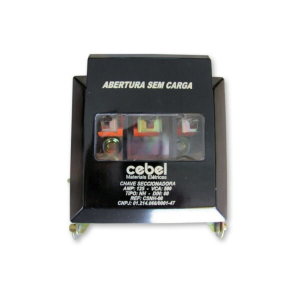 CHAVE SECCIONADORA NH00 125A CEBEL SEM CARGA