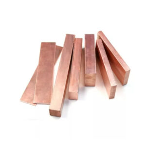 BARRA COBRE CHATO 100A 12,7MM X 3,17MM 1/2 X 1/8 10CM