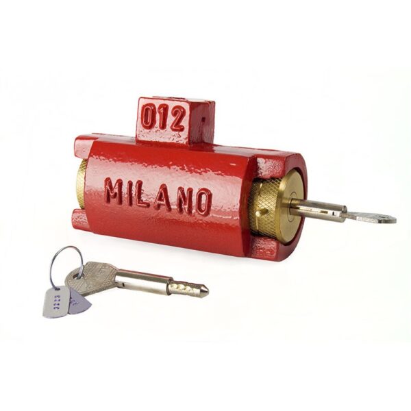 CADEADO PORTA ACO POLYFORT MILANO TETRA 12T