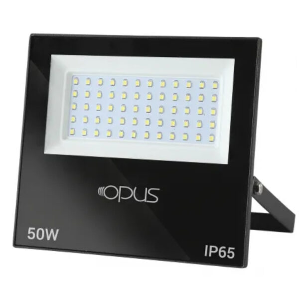 REFLETOR LED PRETO 50W BIVOLT 6500K OPUS 83120