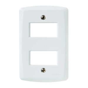 LUX2 PLACA 4X2 2 POSTO BRANCA 57105206