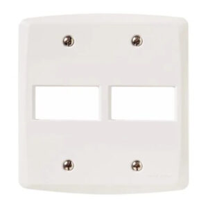 LUX2 PLACA 4X4 2 POSTOS BRANCA 57105023
