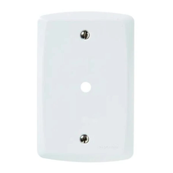 LUX2 PLACA 4X2 C/ FURO BRANCA 57105002