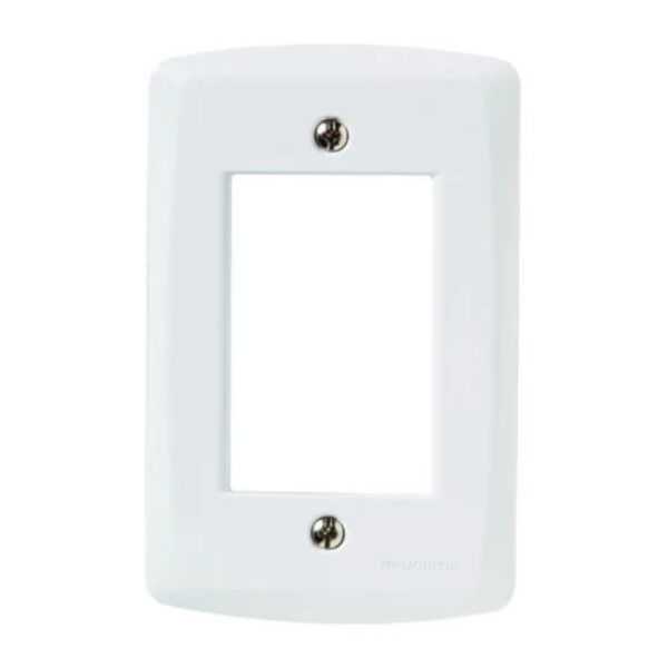 LUX2 PLACA 4X2 3 POSTO BRANCA 57105007