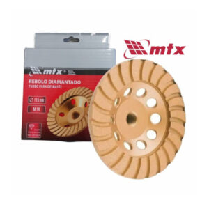 REBOLO DIAMANTADO MTX 115MM TURBO ROSCA M14 729099