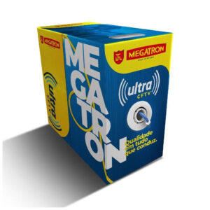 CABO DE REDE 8X24AWG CAT5 CFTV MEGATRON