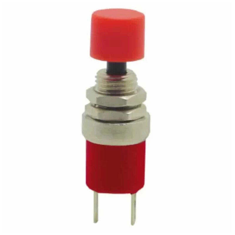 CHAVE MARGIRIUS BOTAO MINI 1F PULSO VERMELHO 0,50A 18533 1821