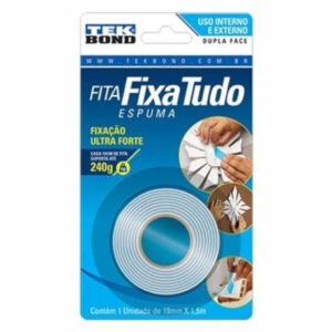 FITA DUPLA FACE ESPUMA 19MMX1,5M TEKBOND 21151019502