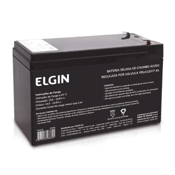 BATERIA 12V 7AH VRLA NO BREAK ELGIN 82293