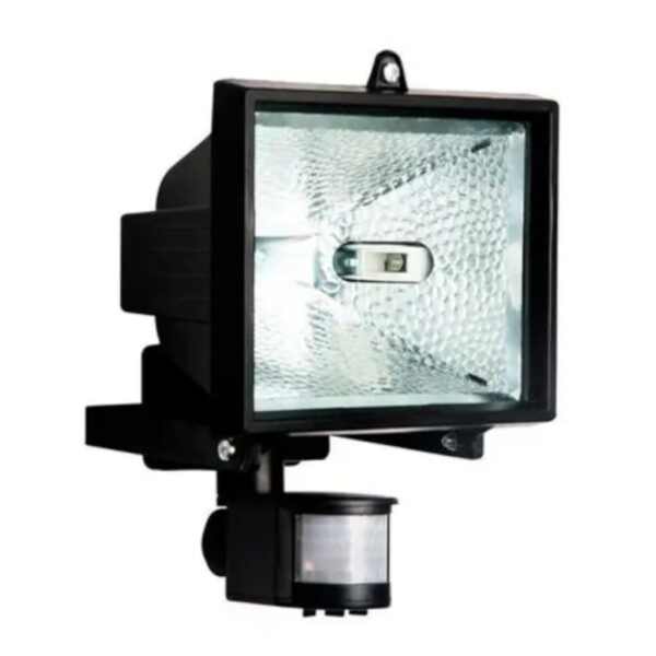 REFLETOR HALOG OUROLUX COM SENSOR 150W COR PRETO