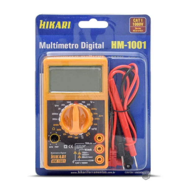 MULTIMETRO DIGITAL HIKARI HM1001