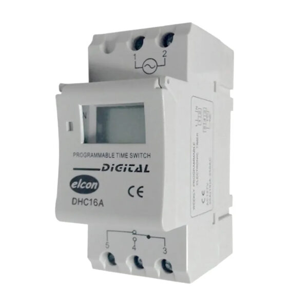 TIMER DIGITAL TRILHO DIN 220V ELCON DHC