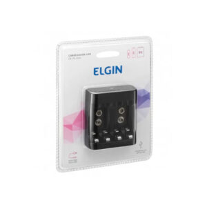 CARREGADOR DE PILHAS USB 2XAA 1500MAH ELGIN 46RSCUSB0000