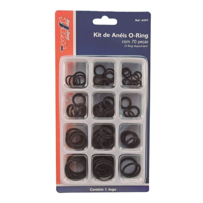 ANEL DE VEDACAO ORING KIT COM 70PC WAFT 6297