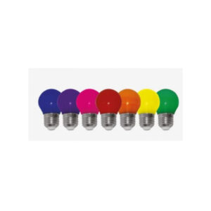 LAMPADA LED BOLINHA 3W BIVOLT LILAS OPUS