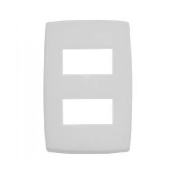 LINHA PIAL PLUS PLACA 4X2 2 MODULOS DISTANCIADOS 618506