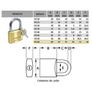 CADEADO PADO 30MM