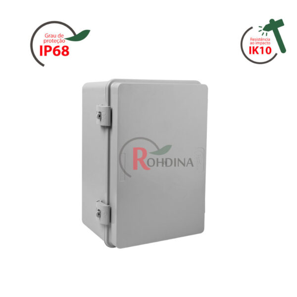 CX COMANDO 250 X 200 X 130 IP66 DOBRADICA E PLACA ROHDINA 888255