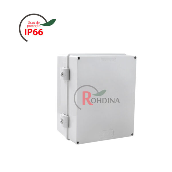 CX COMANDO 250 X 200 X 130 IP66 DOBRADICA E PLACA ROHDINA 888255
