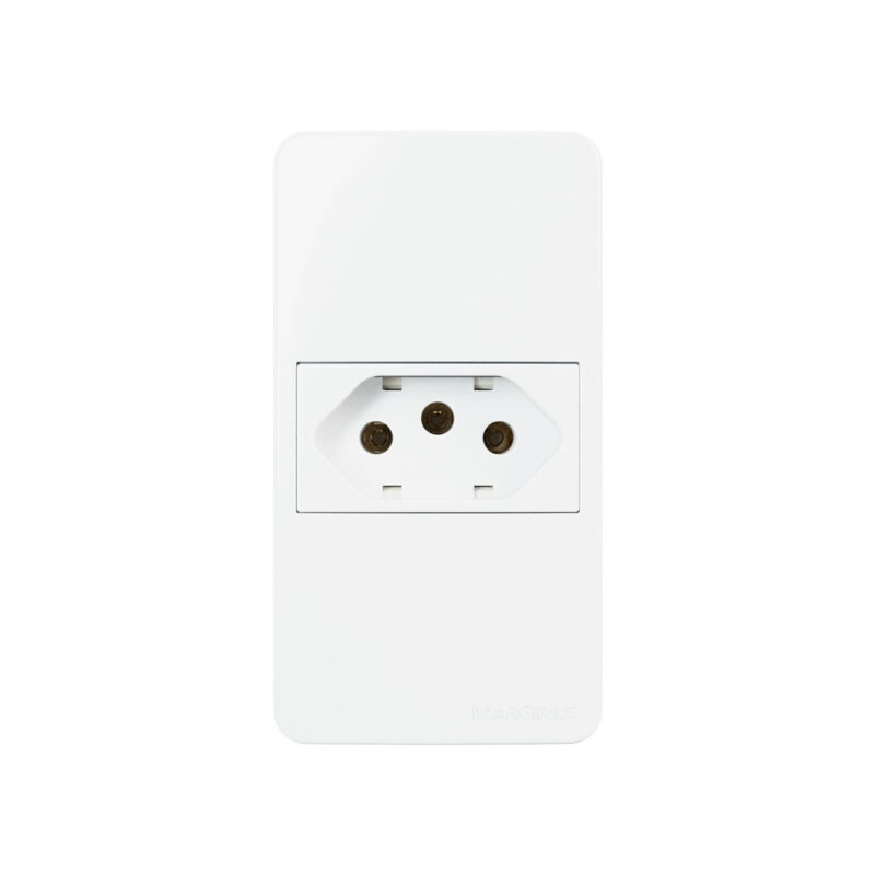 SLEEK CONJ TOM 2PT 20A BRANCO P/ CONDULETE