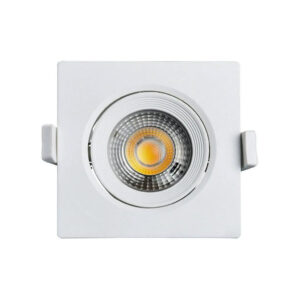 SPOT LED QUADRADO EMBUTIR 5W BIVOLT 3000K CTB