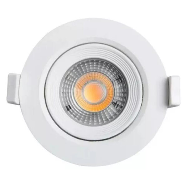 SPOT LED EMBUTIR REDONDO 9W BIVOLT 3000K LEDBEE 1207