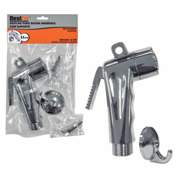 GATILHO P/ DUCHA HIGIENICA C/ SUPORTE BESTFER BFH1740