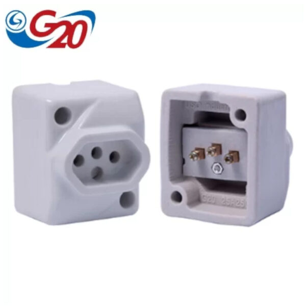 TOM DE PORCELANA 2PT 20A G20 TEP22523