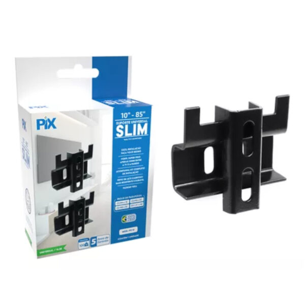 SUPORTE TV UNIVERSAL FIXO SLIM 10~85 PIX PX13