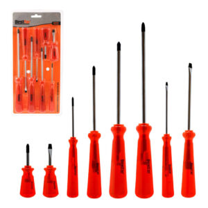 JOGO CH FENDA E PHILIPS CABO LARANJA 8PC BESTFER BFH2777