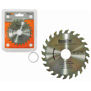 DISCO CORTE MADEIRA VIDEA 110MM 4.3/8 24D BESTFER BFH0082