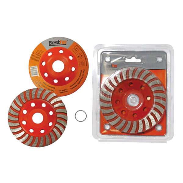 DISCO DESBASTE DIAMANTADO 26D 115MM BESTFER BFH1005