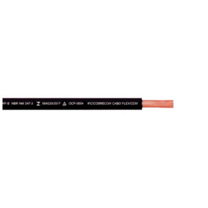 CABO FLEXIVEL 0,50MM PRETO COBRECOM